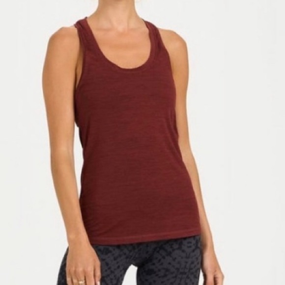 Vuori Tops - Vuori Lux Performance Tank sz Large Maroon